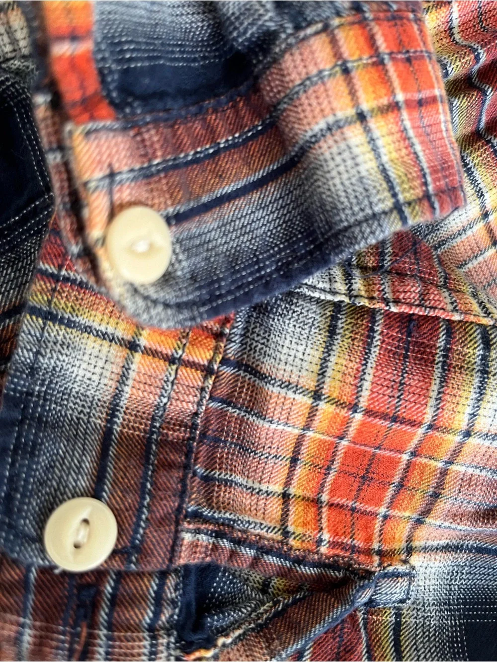 Baby Gap 18-24 months Plaid Baby Button-Up Bodysuit